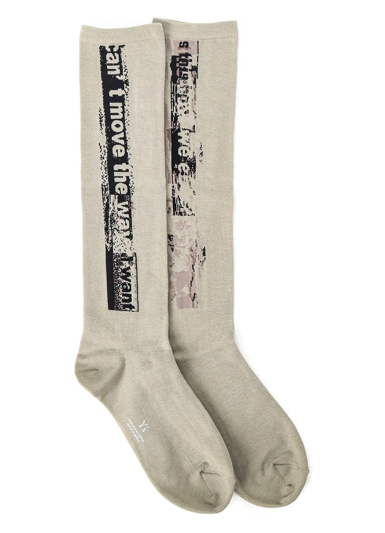 MESSAGE DESIGN JQ HIGH SOCKS