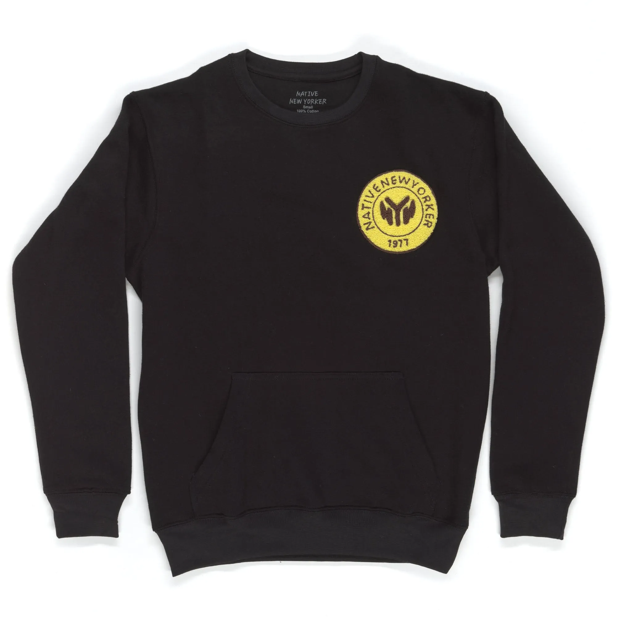 Native New Yorker Token Patch Crew Neck Sweatshirt (Unisex)