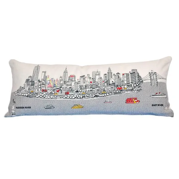 New York Day Pillow Queen