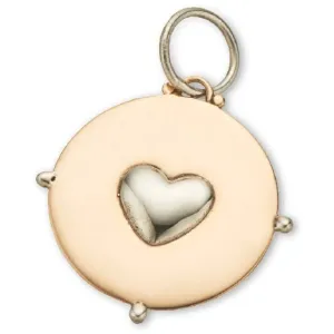 Palas Circle Heart Charm