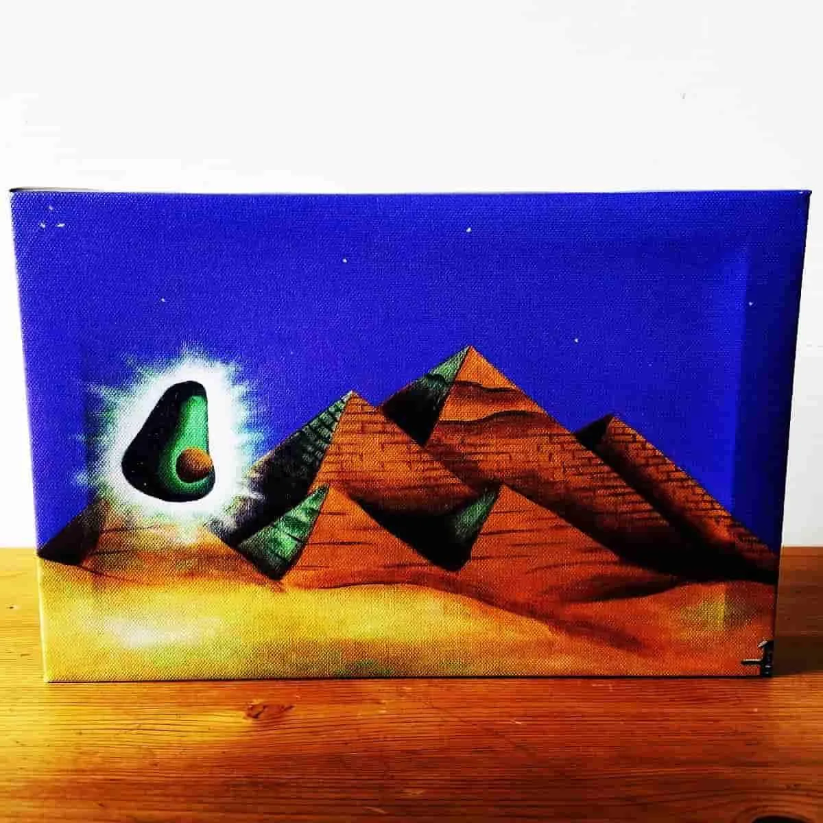 "Vision" Avocado Art Gallery Wrapped Canvas Print 8x10 by JesseJFR