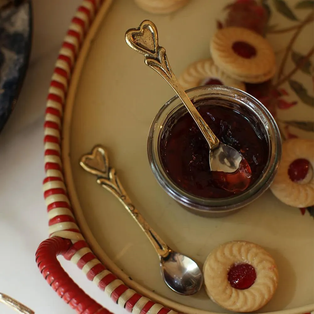 Recycled Brass Heart Spoon Set