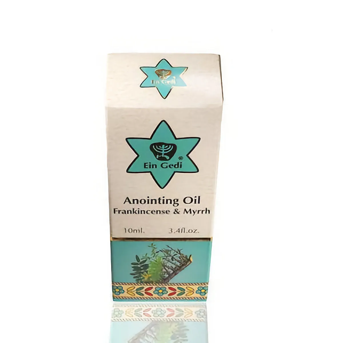 Roll On Anointing Oil Frankincense and Myrrh 10 ml / 0.34 Fl. Oz. From Holyland Jerusalem