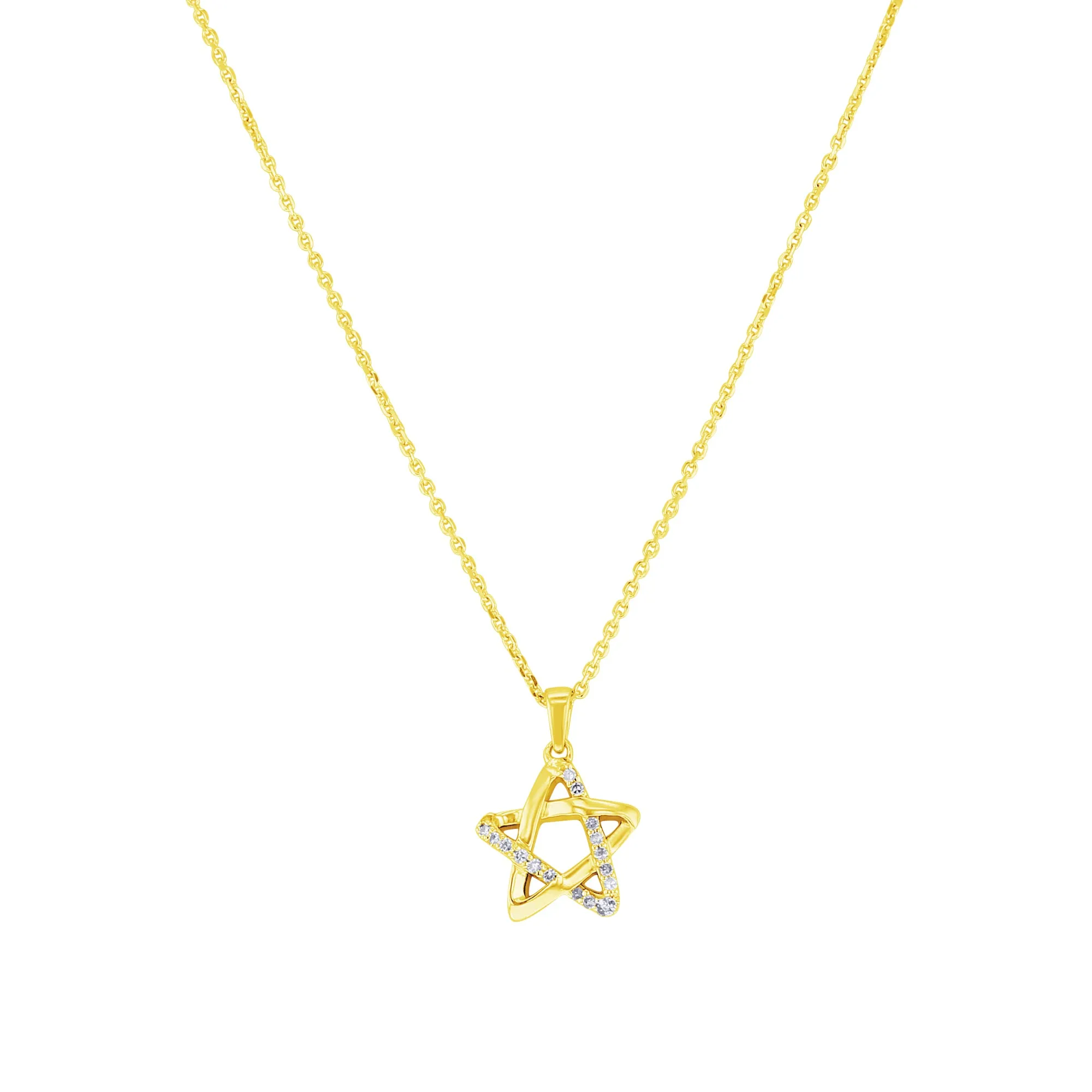 Silver Starlight Diamond Necklace