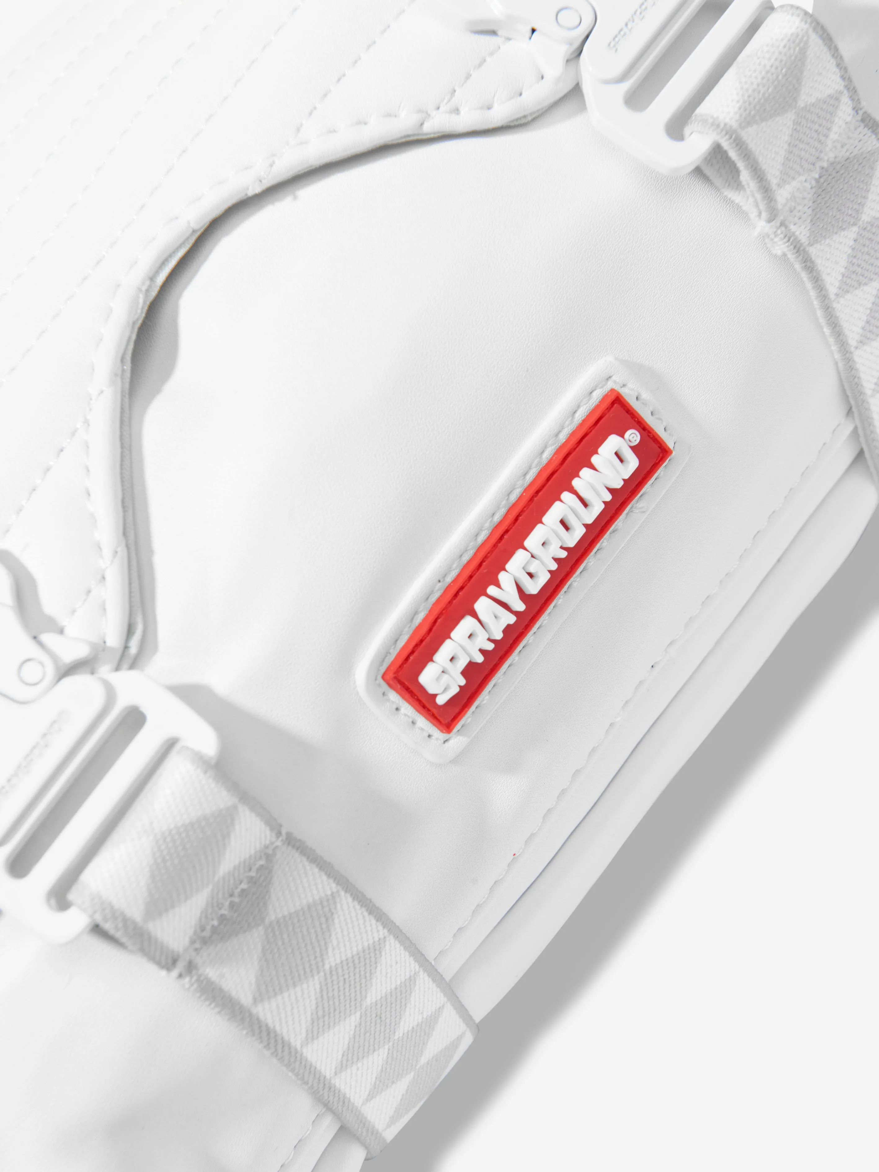 Sprayground Kids Future Traveller Cargo Crossbody in White