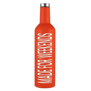 Stainless Steel Wine Bottle - Made For Weekends