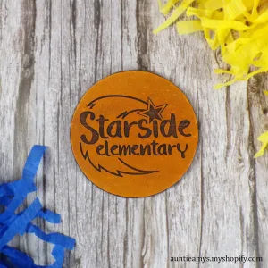 Starside Elementary - Leather Coaster