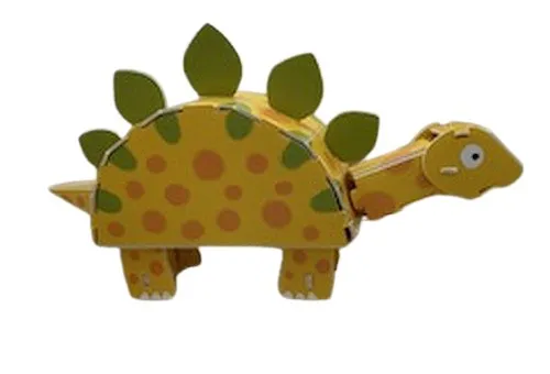 Stegosaurus 3D Puzzle |Fits Perfectly In The Bottom of a Shoebox!