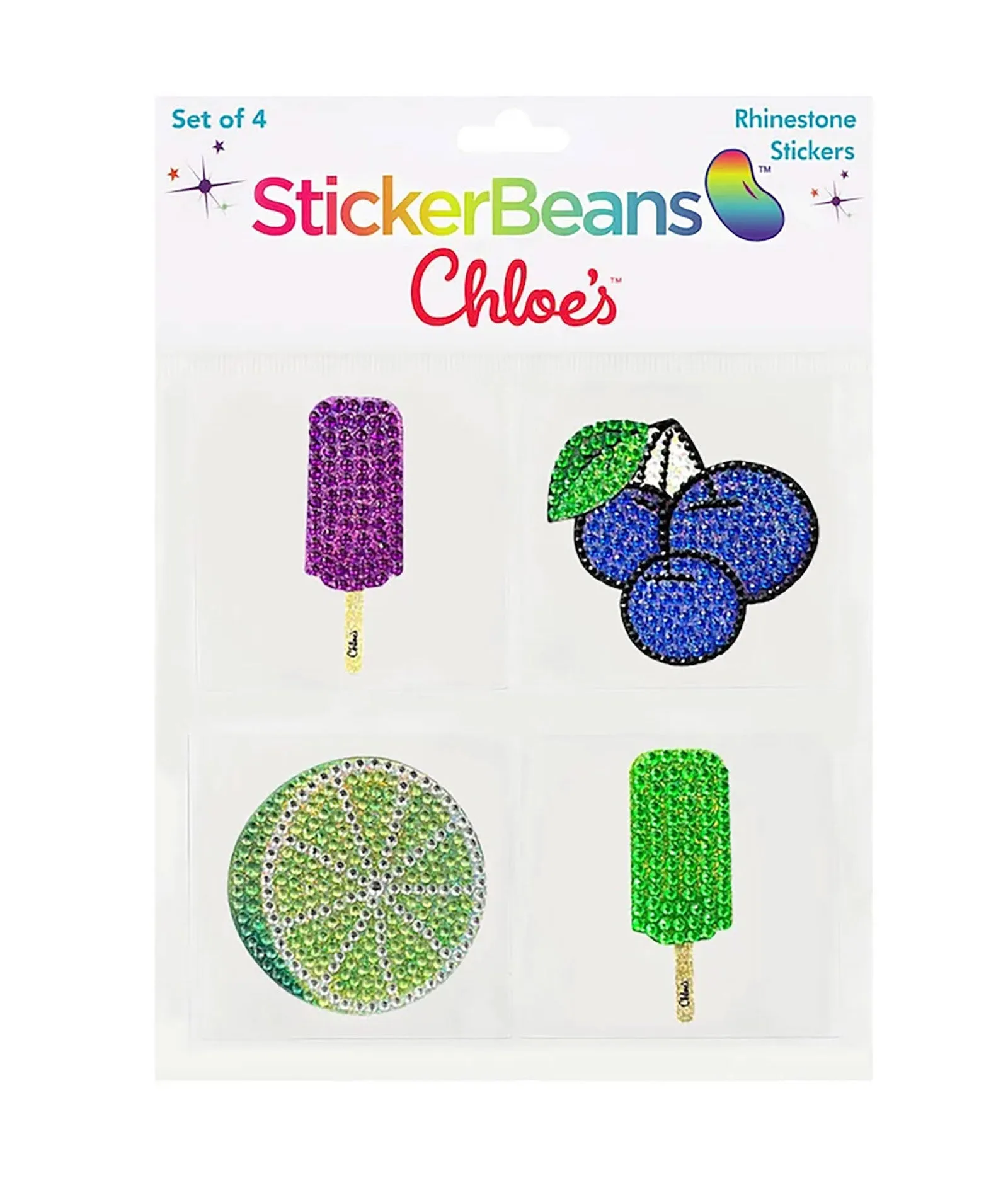 Sticker Beans Chloe's Ice Set of 4 Stickers