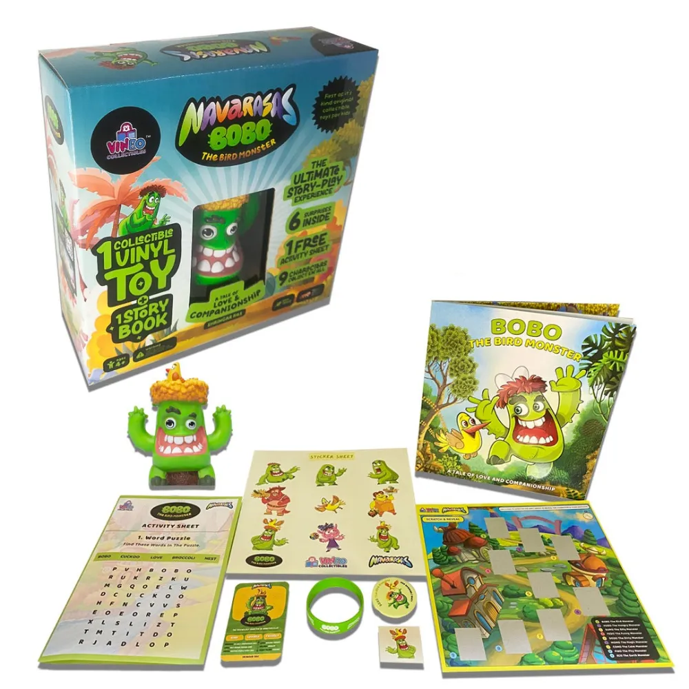 Story Play Toy Bobo Navarasas Series (6 Surprises with 1 Activity Sheet Inside)