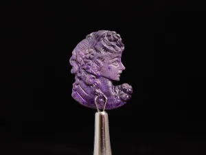 SUGILITE Cameo Cabochon - Crystals, Jewelry Supplies, Gems, 45118