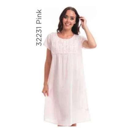 Victorias Dream - Riko Cotton Short Sleeve Nightie