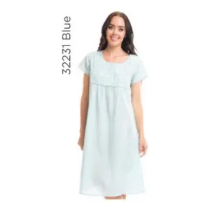 Victorias Dream - Riko Cotton Short Sleeve Nightie